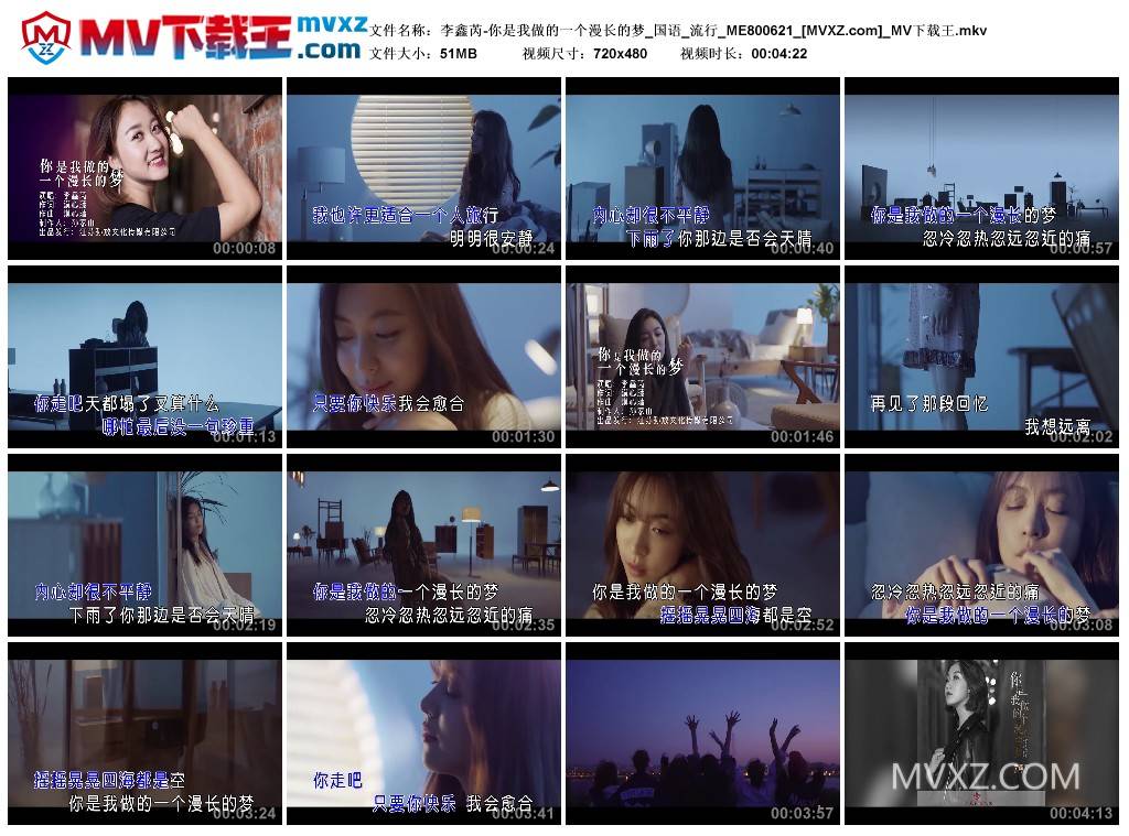 李鑫芮-你是我做的一个漫长的梦_国语_流行_ME800621